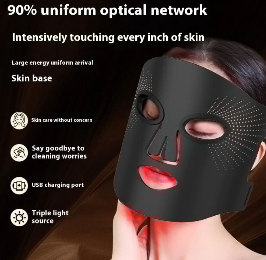 LED Silicone Photon Face Mask